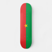 Patriotic Burkina Faso Flag Persoonlijk Skateboard (Voorkant)