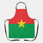 Patriotic Burkina Faso Flag Schort (Voorkant)