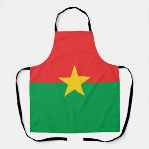 Patriotic Burkina Faso Flag Schort