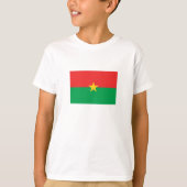 Patriotic Burkina Faso Flag T-shirt (Voorkant)