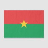 Patriotic Burkina Faso Flag Tissuepapier (Voorkant)