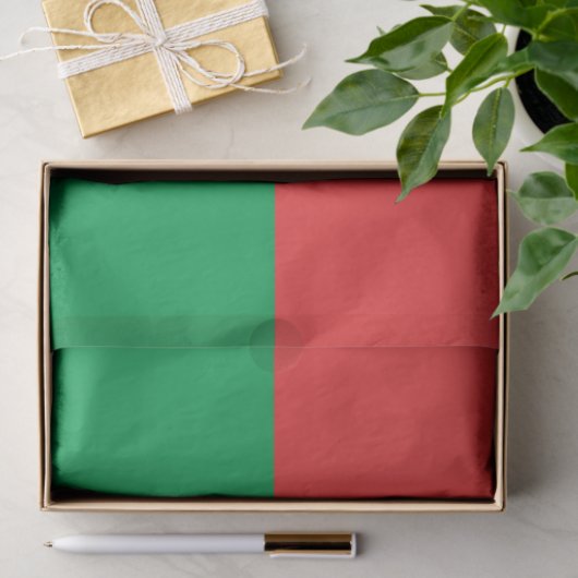 Patriotic Burkina Faso Flag Tissuepapier (Geschenk)
