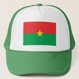 Patriotic Burkina Faso Flag Trucker Pet