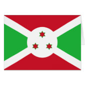 Patriotic Burundi Flag (Voorkant Horizontaal)