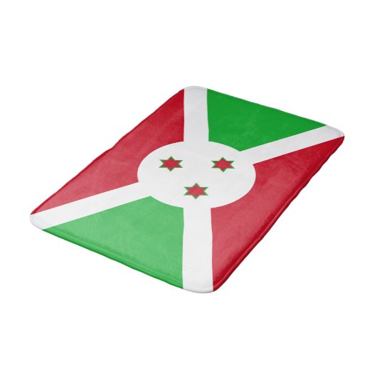 Patriotic Burundi Flag Badmat (Gekanteld)