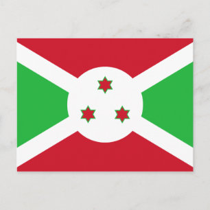 Patriotic Burundi Flag Briefkaart