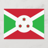 Patriotic Burundi Flag Briefkaart (Voorkant)