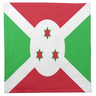 Patriotic Burundi Flag Katoenen Servet