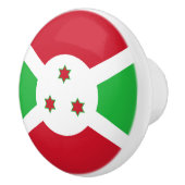 Patriotic Burundi Flag Keramische Knop (Rechts)