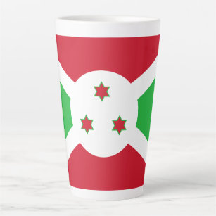 Patriotic Burundi Flag Latte Mok