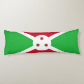 Patriotic Burundi Flag Lichaamskussen (Achterkant)
