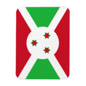 Patriotic Burundi Flag Magneet (Verticaal)