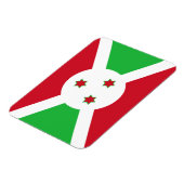 Patriotic Burundi Flag Magneet (Linkerzijde)