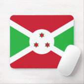 Patriotic Burundi Flag Muismat (Met muis)