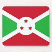 Patriotic Burundi Flag Muismat (Voorkant)