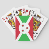 Patriotic Burundi Flag Pokerkaarten (Achterkant)