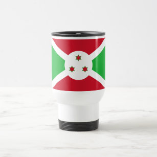 Patriotic Burundi Flag Reisbeker