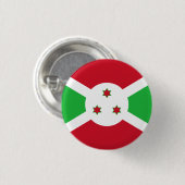 Patriotic Burundi Flag Ronde Button 3,2 Cm (Voorkant /achterkant)