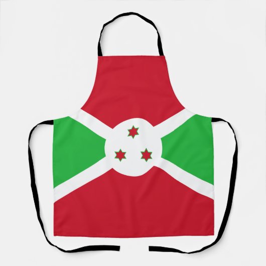 Patriotic Burundi Flag Schort (Voorkant)
