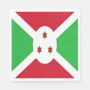 Patriotic Burundi Flag Servet