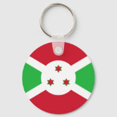 Patriotic Burundi Flag Sleutelhanger (Achterkant)