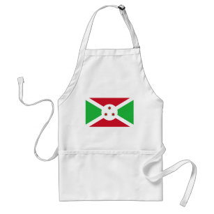 Patriotic Burundi Flag Standaard Schort