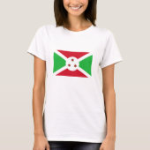 Patriotic Burundi Flag T-shirt (Voorkant)