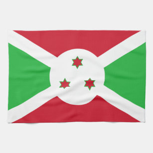 Patriotic Burundi Flag Theedoek