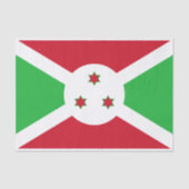 Patriotic Burundi Flag Tissuepapier (Voorkant)