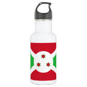 Patriotic Burundi Flag Waterfles (Voorkant)