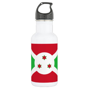 Patriotic Burundi Flag Waterfles