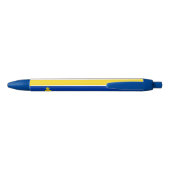 Patriotic Buryatia Flag Blauwe Inkt Pen (Achterkant)