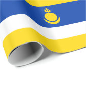 Patriotic Buryatia Flag Cadeaupapier (Rol Hoek)