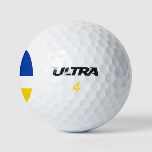 Patriotic Buryatia Flag Golfballen (Logo)