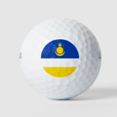 Patriotic Buryatia Flag Golfballen (Voorkant)