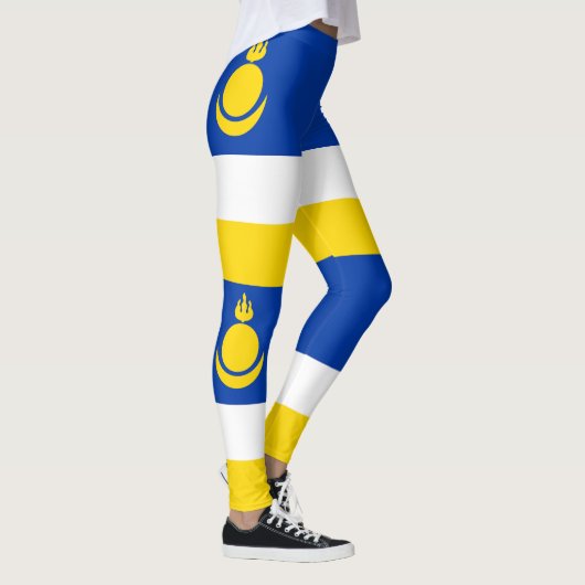 Patriotic Buryatia Flag Leggings (Rechts)