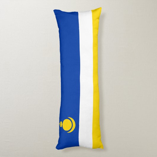 Patriotic Buryatia Flag Lichaamskussen (Achterkant (Verticaal))