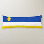 Patriotic Buryatia Flag Lichaamskussen (Voorkant)