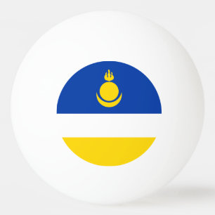 Patriotic Buryatia Flag Pingpongbal