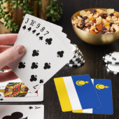 Patriotic Buryatia Flag Pokerkaarten (Insitu)