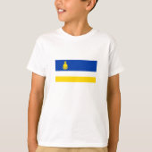 Patriotic Buryatia Flag T-shirt (Voorkant)