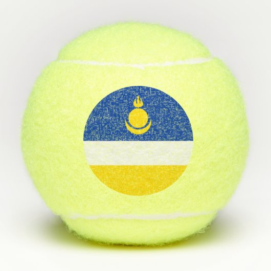 Patriotic Buryatia Flag Tennisballen (Voorkant)