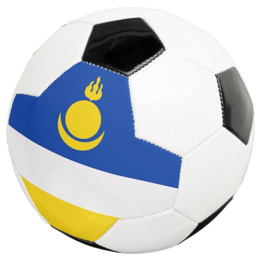 Patriotic Buryatia Flag Voetbal (Drie kwart)