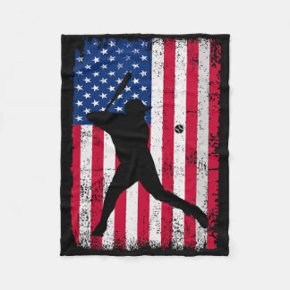 Patriotic Bysebyll 4 juli Mannen Verenigde Staten Fleece Deken