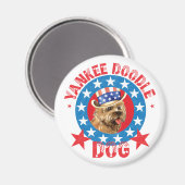 Patriotic Cairn Terrier Magneet (Voorkant / Achterkant)