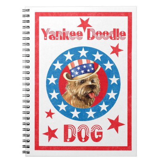 Patriotic Cairn Terrier Notitieboek (Voorkant)