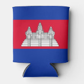 Patriotic Cambodia Flag Koelbox Blikjeskoeler (Voorkant)