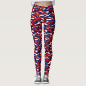 Patriotic Camo Leggings (Voorkant)