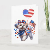 Patriotic Canine Kaart (Voorkant)