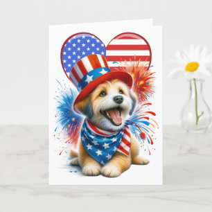 Patriotic Canine Kaart